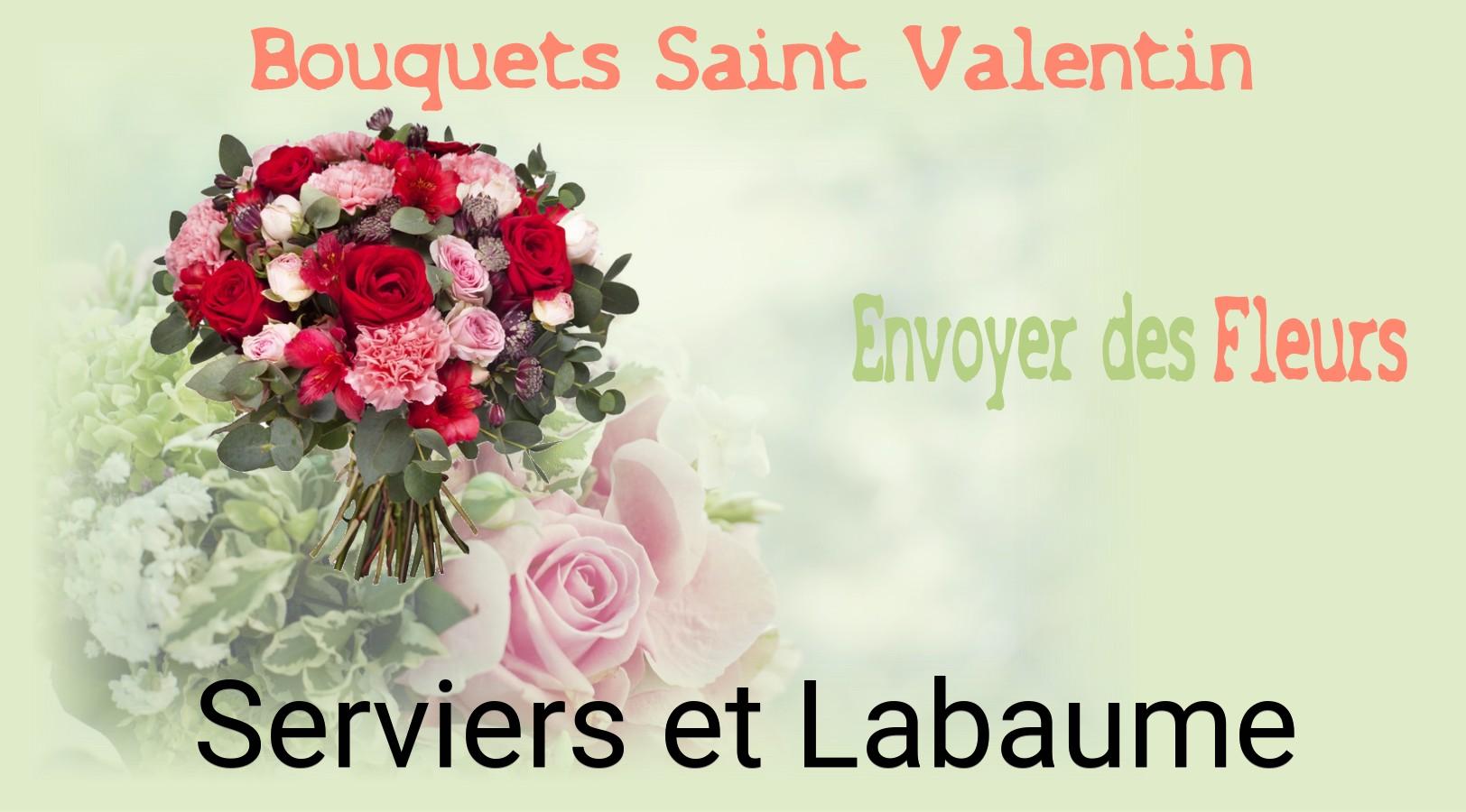 Roses de Saint-Valentin livrées à Serviers-et-Labaume